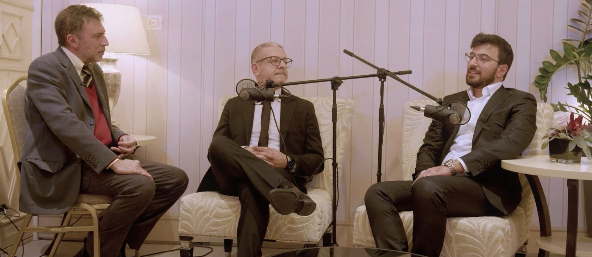 Girolamo Chiaramonte ed Emmanuele Menicucci durante il video podcast PLTV dedicato alla partnership CNP-Heca nella cessione del quinto.