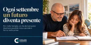 Ogni settembre un futuro diventa presente: progetto, tempo e futuro dei figli.